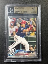 2018 Topps Update Juan Soto #US300 BGS 10 Pristine Rookie RC A1