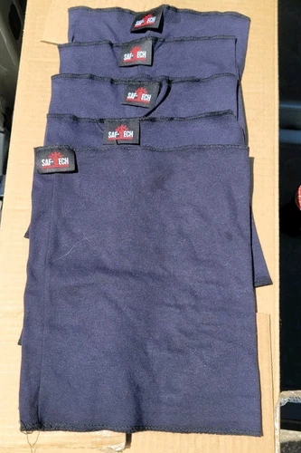 Lot Of 5 Saf-tech Gaiters Navy Blue FR- 6 oz.- RN 98149- Brand New - product listing photo