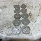 10 Franklin 1/2 dollars Varies Date
