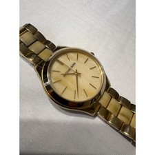 Michael Kors Women&rsquo;s Gold-Tone Watch &ndash; Cream Marbled Dial & Link Bracelet