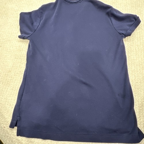 POLO RALPH LAUREN Polo Shirt Youth Large Sz 14-16 Navy Blue Classic Fit Knit - Picture 8 of 11