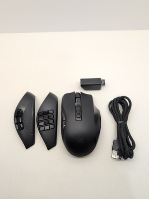 Razer Naga Pro Wireless Gaming Mouse With Receiver & Cable Tested Z4 #164