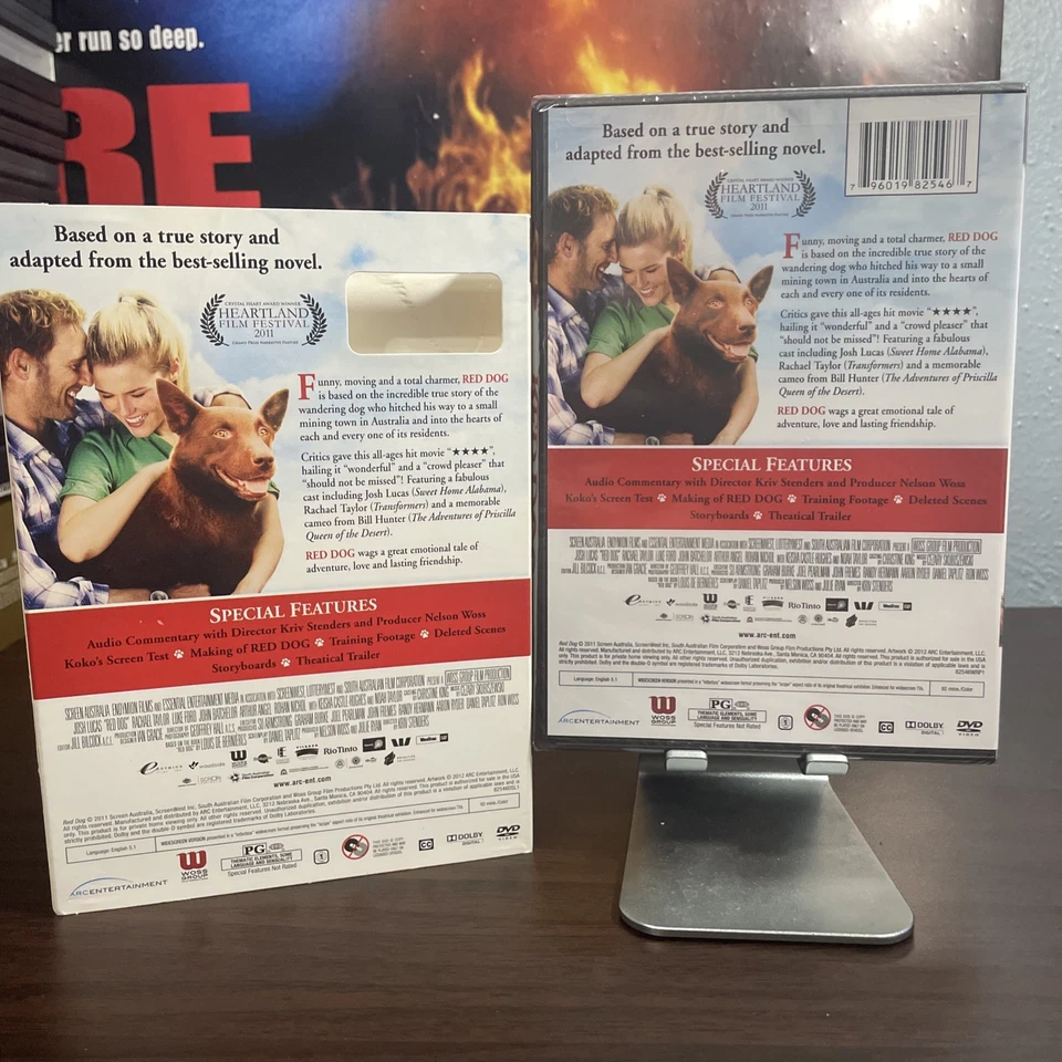Red Dog (DVD, 2011) w/Slipcover Josh Lucas Rachel Taylor Koko The Dog New OOP - Image 2 of 4