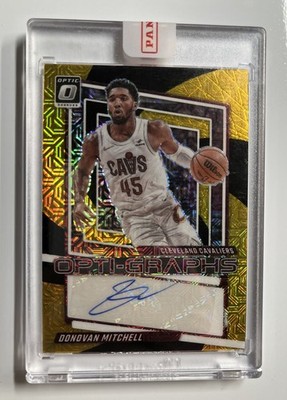 Donovan Mitchell 2023 Donruss Optic Auto Opti-Graphs FOTL Black Gold #/8 SEALED