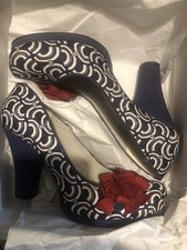 Ruby Shoo Blue ?Eva? Shoes Size 5 In Box