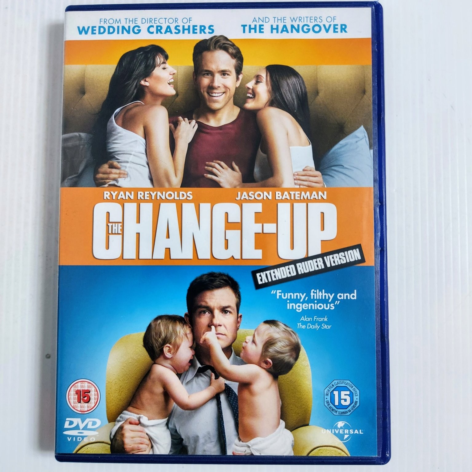 The Change-Up DVD Extended Ruder Version Ryan Reynolds Jason Bateman Comedy