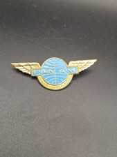 Vintage 1960s "PAN AM" Airlines, Junior Clipper Pilot Enamel Pin Badge