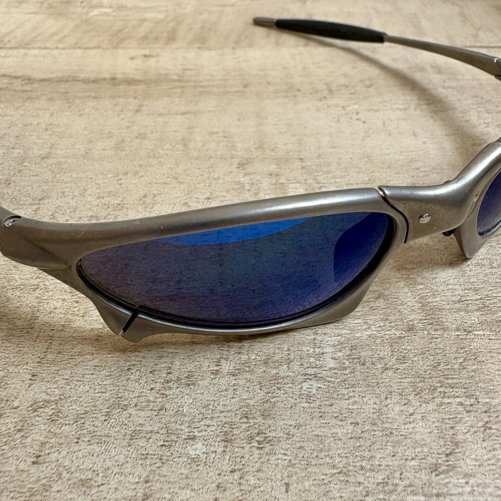 Oakley Authentic Vintage X metal Penny Titanium Ice Iridium with case Great con! image 10