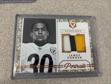 2017 Panini Vertex James Conner Sick 3 color patch steelers /25
