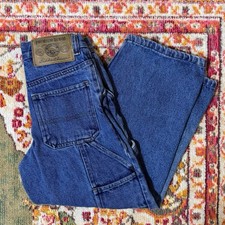 Kids Vintage Eddie Bauer Carpenter Cargo Straight Leg Jeans