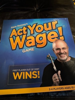 Dave Ramsey's Act Your Wage! Money Budgeting Board Game - Complete 