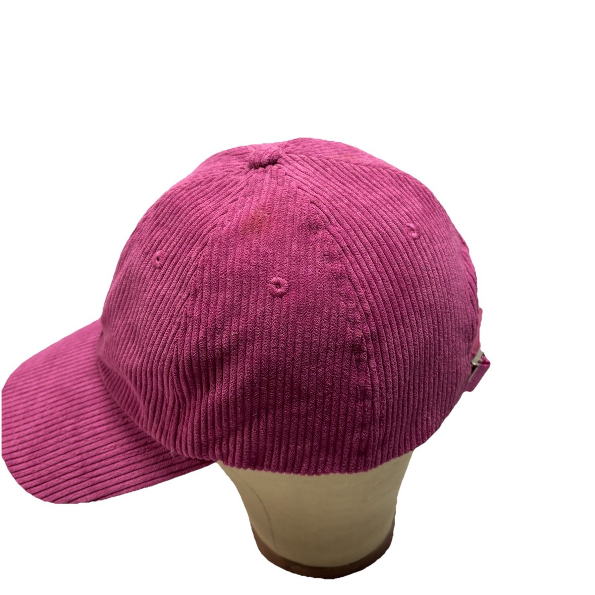 Anthropologie Strapback Pink Corduroy Hat Cap Casual  display picture 1
