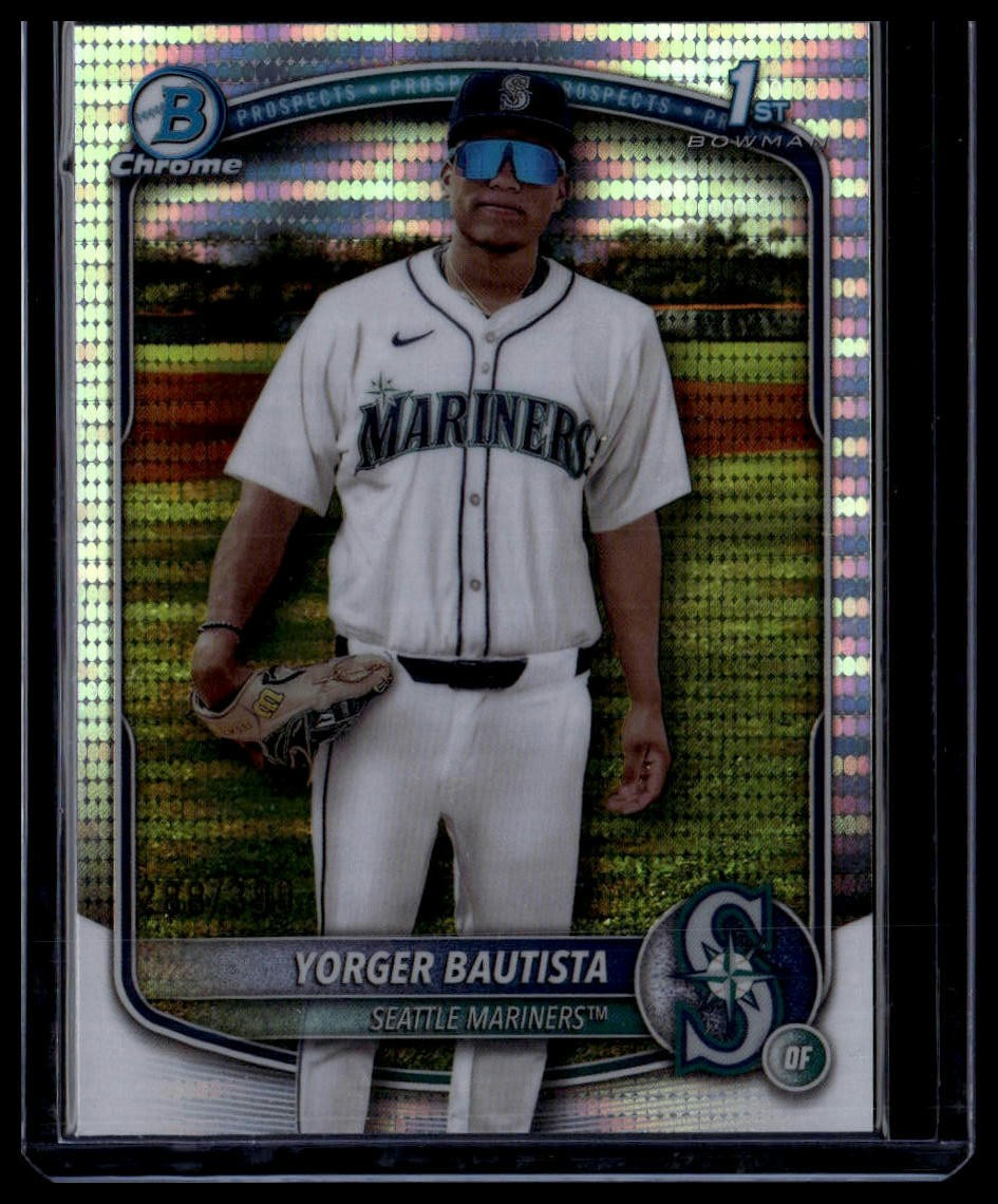 Yorger Bautista 2025 Bowman Chrome 1st Pulsar Refractor #/399