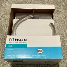 Moen Oxby Towel Ring Brushed Nickel Spot Resist Y1286BN Bathroom B229 NEW