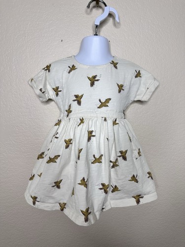Rylee and Cru songbirds cotton pockets Cat sun dress sz 12-18 mo Boutique - Picture 3 of 15