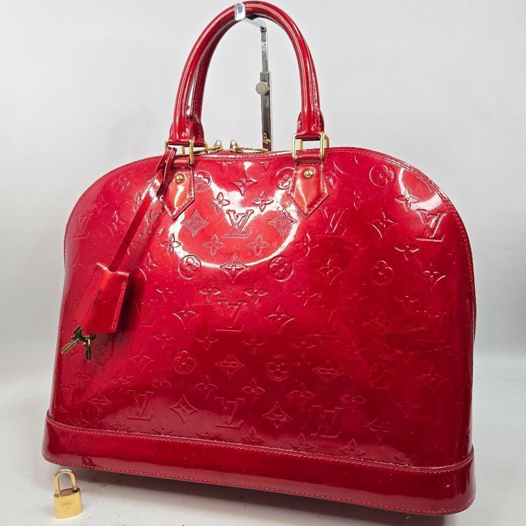 Louis Vuitton Alma GM Monogram Vernis Tote Bag Pre-Owned
