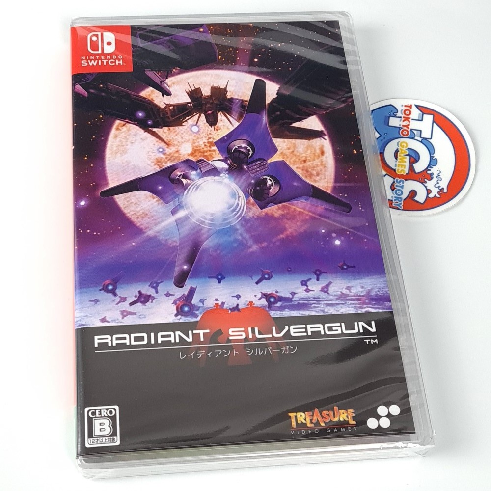 Radiant Silvergun Switch Japan Physical Game In ENGLISH-FR-DE-ES-IT New (Shmup/S