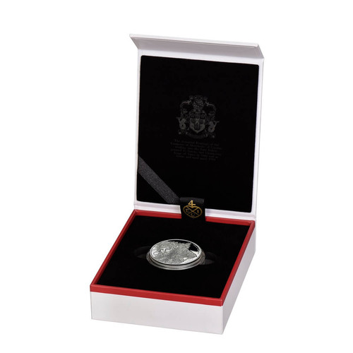 Moneda de plata de prueba de 1 oz de Santa Elena moderna Una y el León 2024 - Imagen 13 de 13