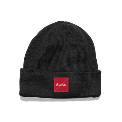 Chocolate Skateboards Square Label Black Beanie
