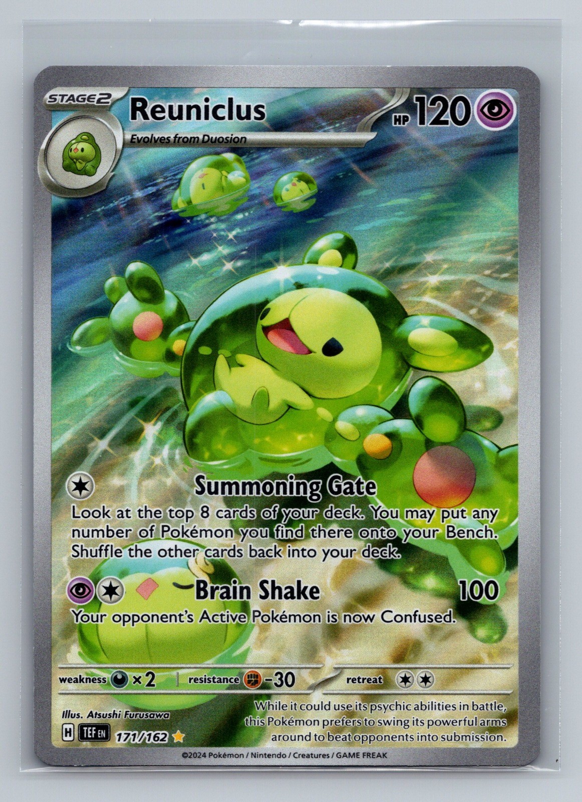 Reuniclus Holo Illustration Rare SV05: Temporal Forces 171/162 NM