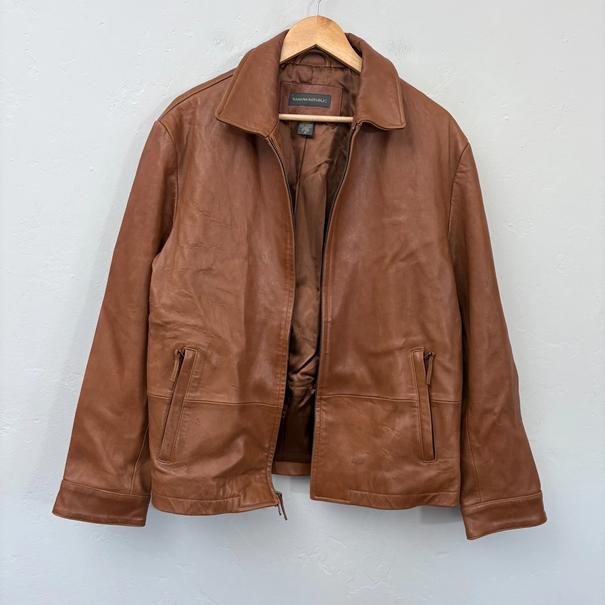 Banana Republic Leather Coats & Jackets for Men for sale | eBay