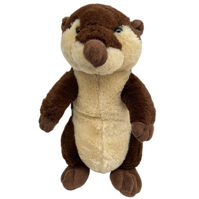 Fiesta River Otter Plush Stuffed Animal Standing Brown Tan 10 inch L62346C