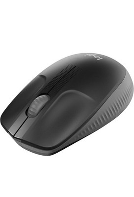 Logitech M190 Wireless Mouse Full Size Comfort Curve Design 1000Dpi Charcoal