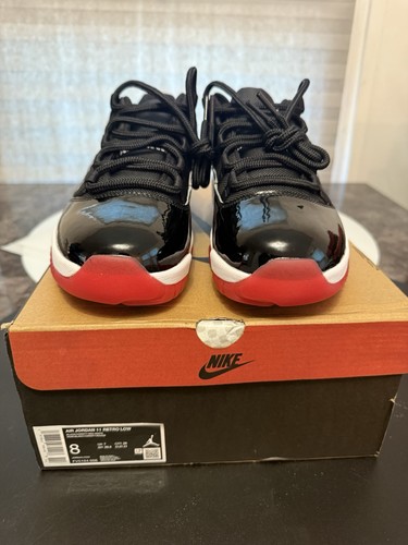 Size 8 2025 Jordan11 Bred Low Brand new