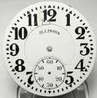 Antique Illinois Pocket Watch Dial ONLY 42.6mm Some chipping
