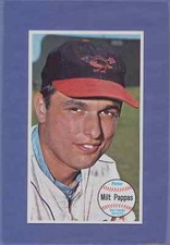 1964 Topps Giants Milt Pappas #5 Baltimore Orioles MINT DEAD CENTERED