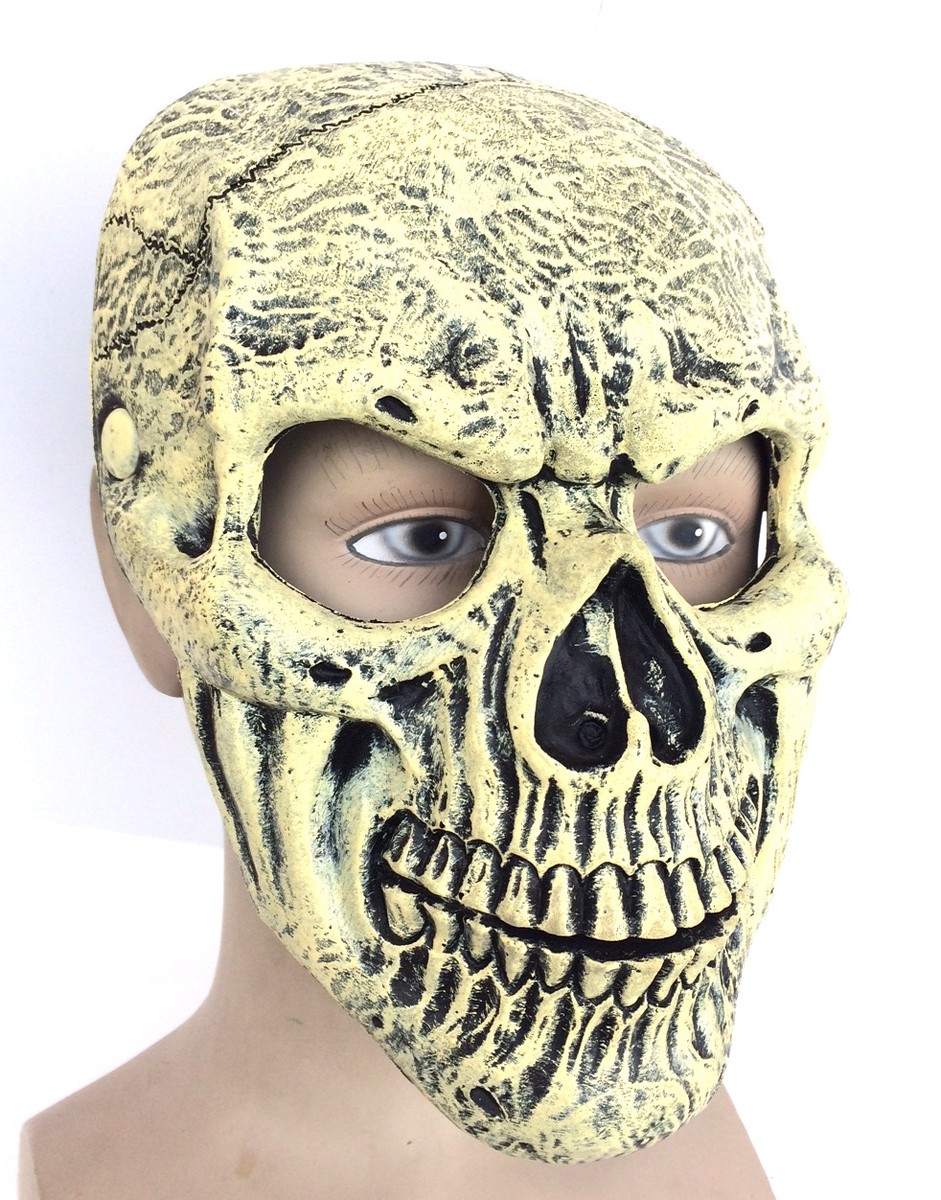 Maschera Teschio Scheletro In Schiuma Di Lattice - Foto 4