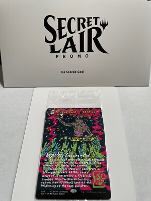 MTG DJ Scarab God - The Scarab God, NM Sealed English Secret Lair