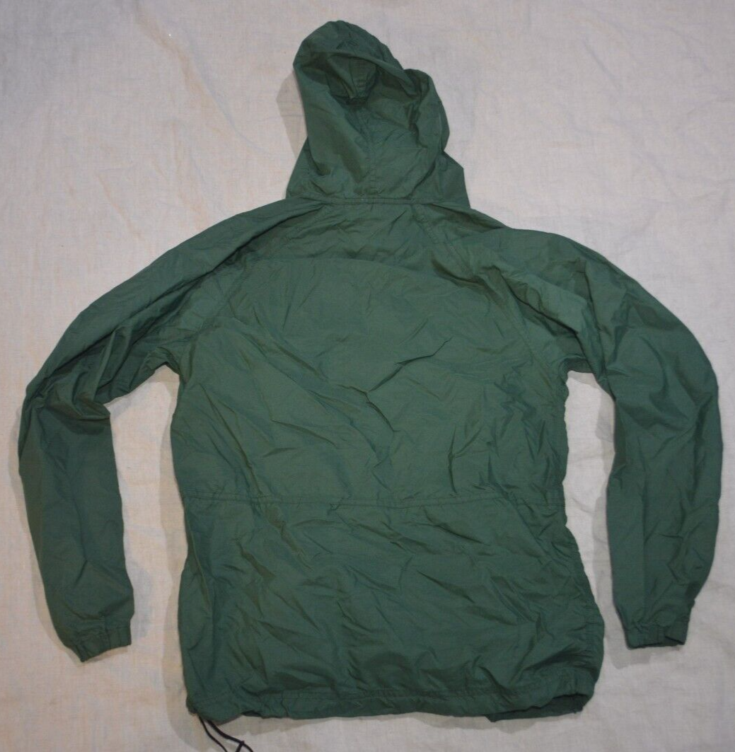 Vintage Kelty Green Hooded Anorak Size Small Rain Adult Pullover Made