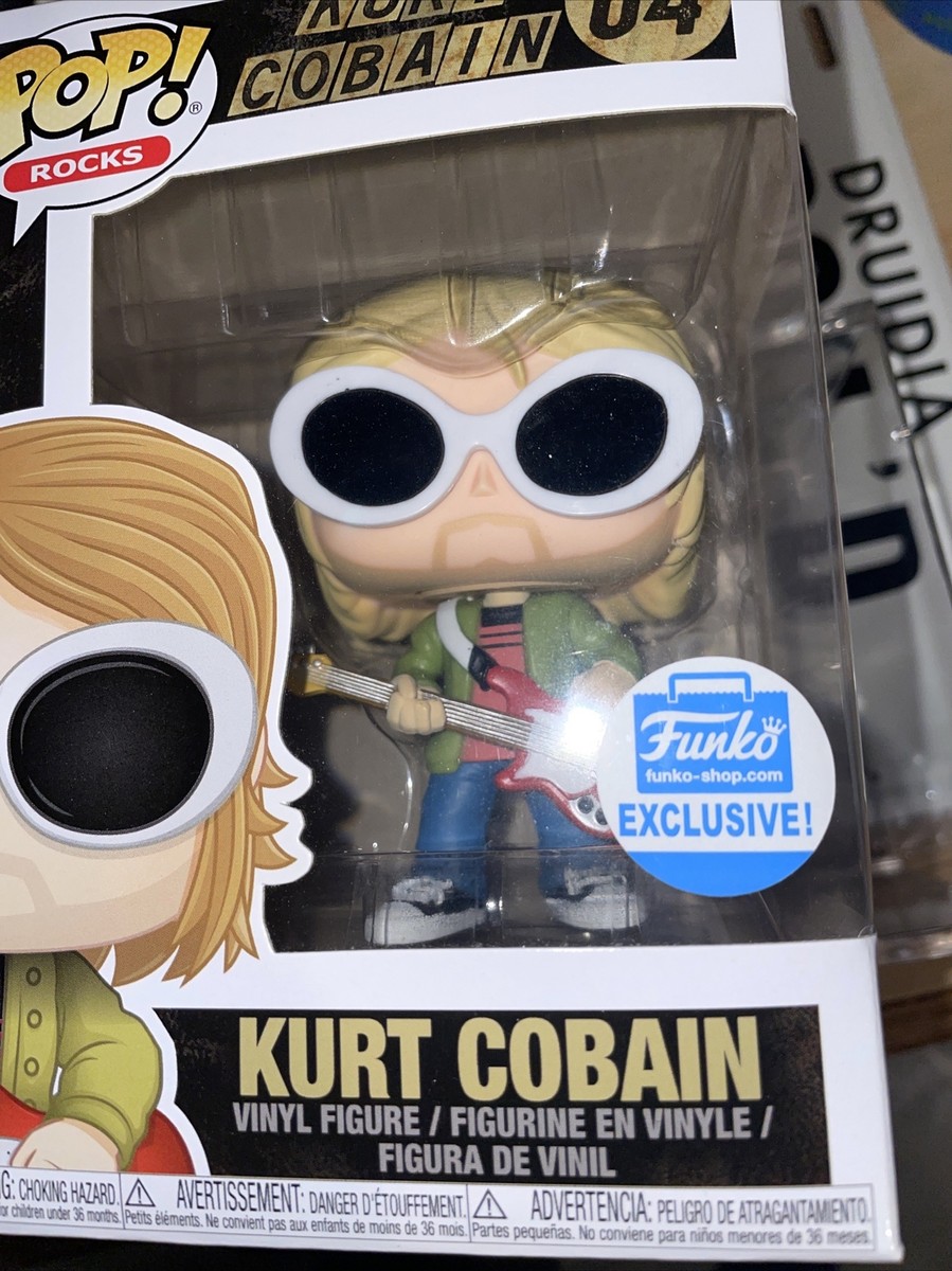 激レア Funko pop! Rocks  Cobain #64 Kurt Cobain #64 Funko Exclusive Pop Vinyl Figure Rocks | eBay