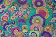 KAFFE FASSETT KITE TAILS GREEN  19.5  X WOF original issue