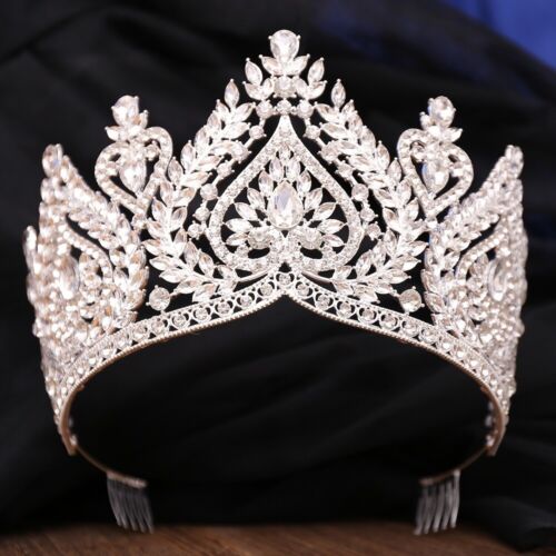 Spades logo Crown, Queen of Spades, Silver Spade Crown, Pageant Crown, XL Size