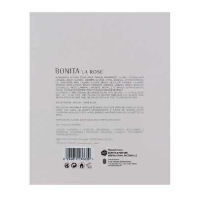 Bonita La Rose By Le Falcone Eau De Parfum Spray 100ml 3.4 FL. OZ