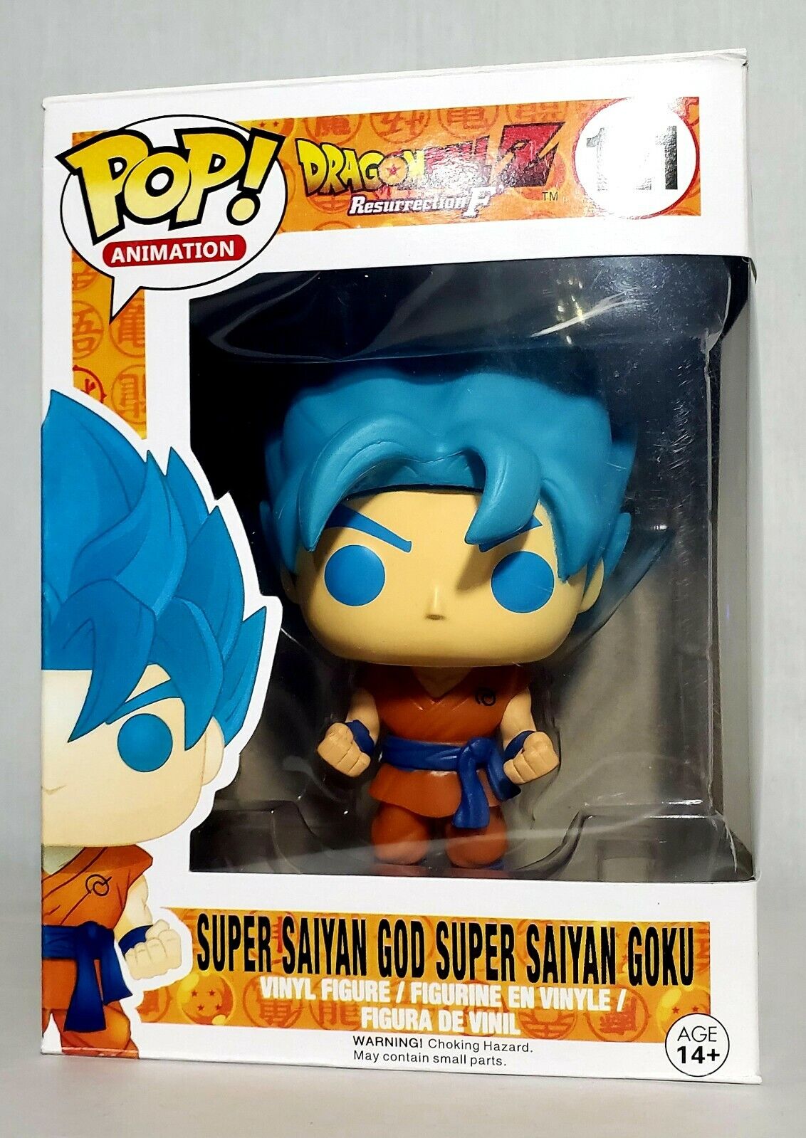 Funko Pop Dragon Ball Z Super Saiyan God Goku Vinyl Figure 121 slightly  used | eBay