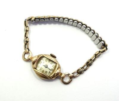 Vintage Ladies RENSIE ENICAR MAJOR M 10K Yellow Gold 17 Jewel Winding ECP Watch