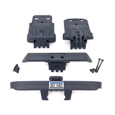 Arrma Outcast 4S V2 Bumper and Skid Set Complete (Black) - AR320457 ARA320632