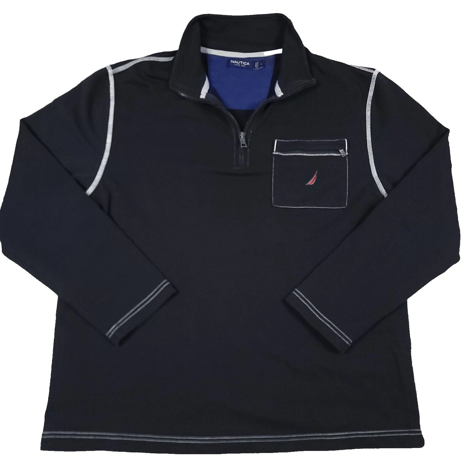 Prendas para hombre Nautica negras de algodón activo