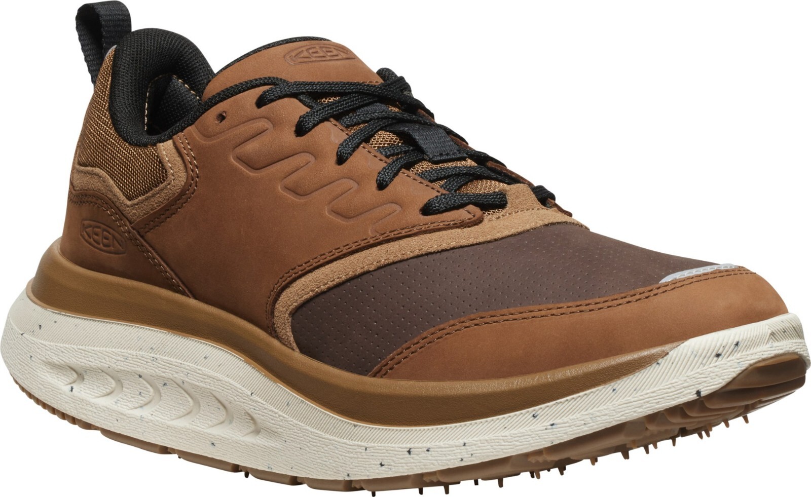 Scarpe da passeggio Keen WK400 in pelle bisonte tostato marrone cocco 1028171 taglia 8