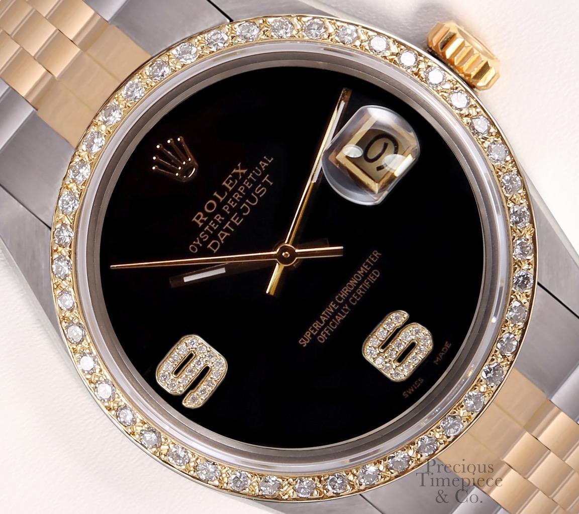 Rolex Datejust Two Tone 18k Gold