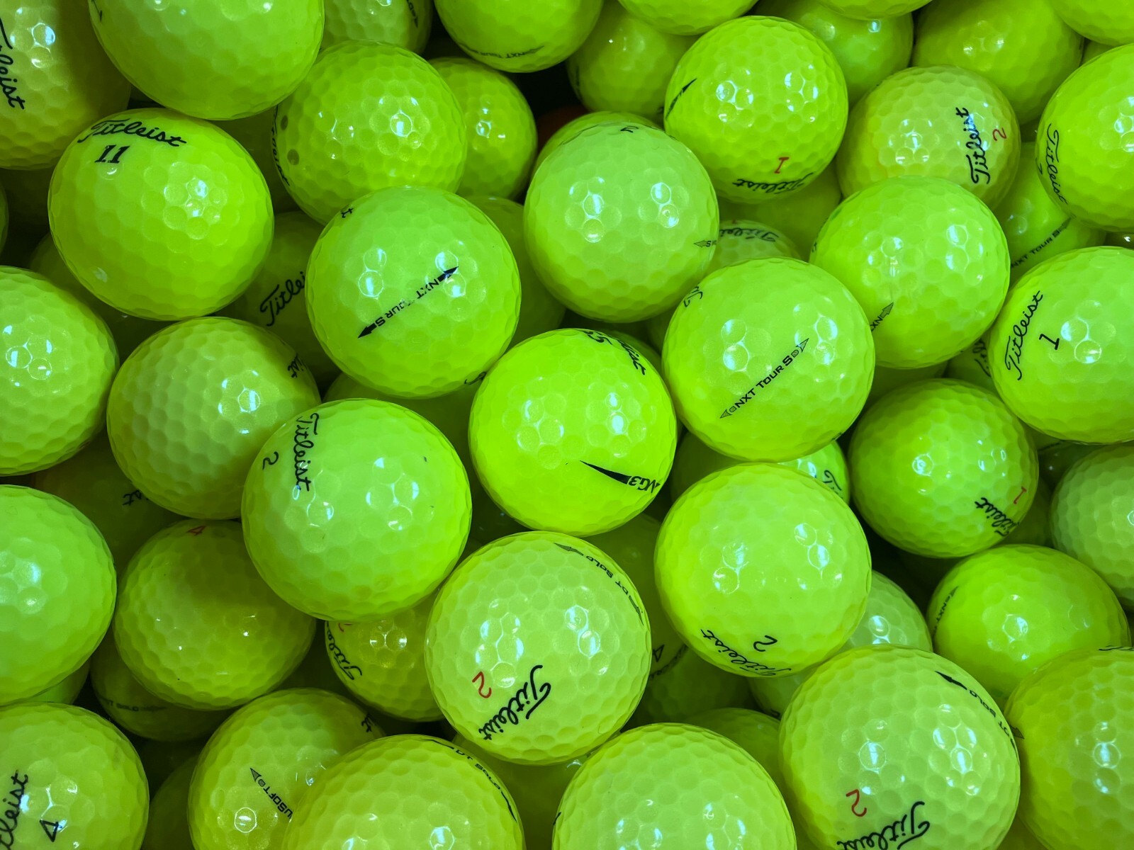 24 48 YELLOW OPTIC TITLEIST MIXED A GRADE LAKE GOLF BALLS FREE P&P eBay