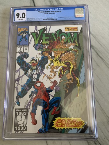 VENOM Lethal Protector #4 CGC Grade 9.0 Marvel Comics 1993 Scream 1st Appearance