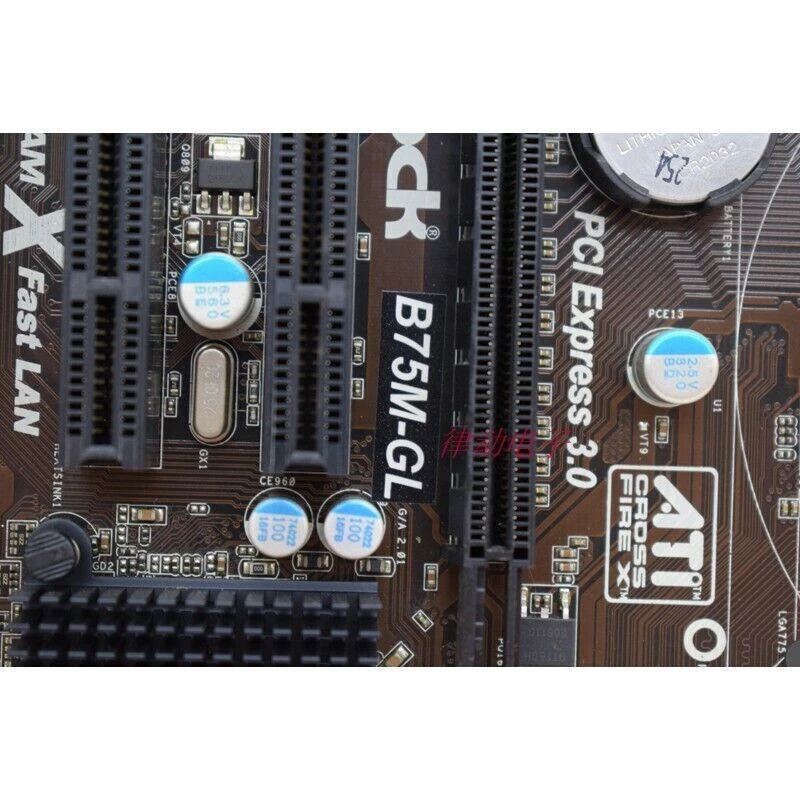 For ASRock B75M-GL Motherboard LGA1155 DDR3 VGA DVI USB3.0 PCIe 3.0 M-ATX Tested - Image 2 of 4