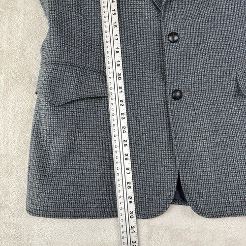 Vtg Pioneer Wear Blazer Mens 42R Western Cowboy Herringbone Wool Blend Rodeo - Picture 11 of 17