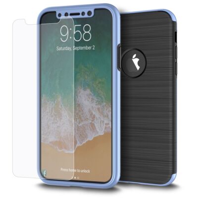 Handyhülle für Samsung Galaxy S8 Plus Schutzcase Backcover Bumper Etuis Blau
