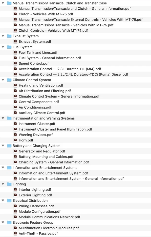 Ford Transit (2006-2013) manuale officina riparazione su cd - Immagine 3 di 4