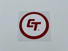 Genuine Crimson Trace Laser Logo Sticker Decal Red & White